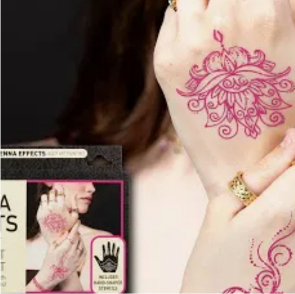 Henna Effects Body Art Paint Kit Tulip Body Art Cosmetics Tattoo - Picture 3 of 7